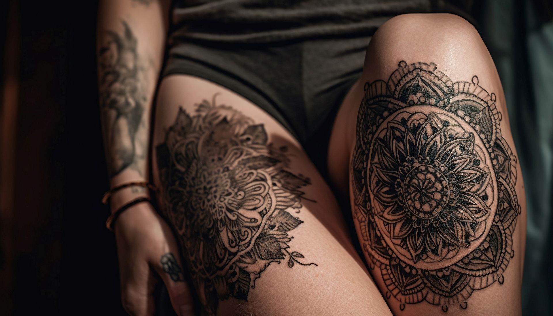 Femeie cu tatuaje