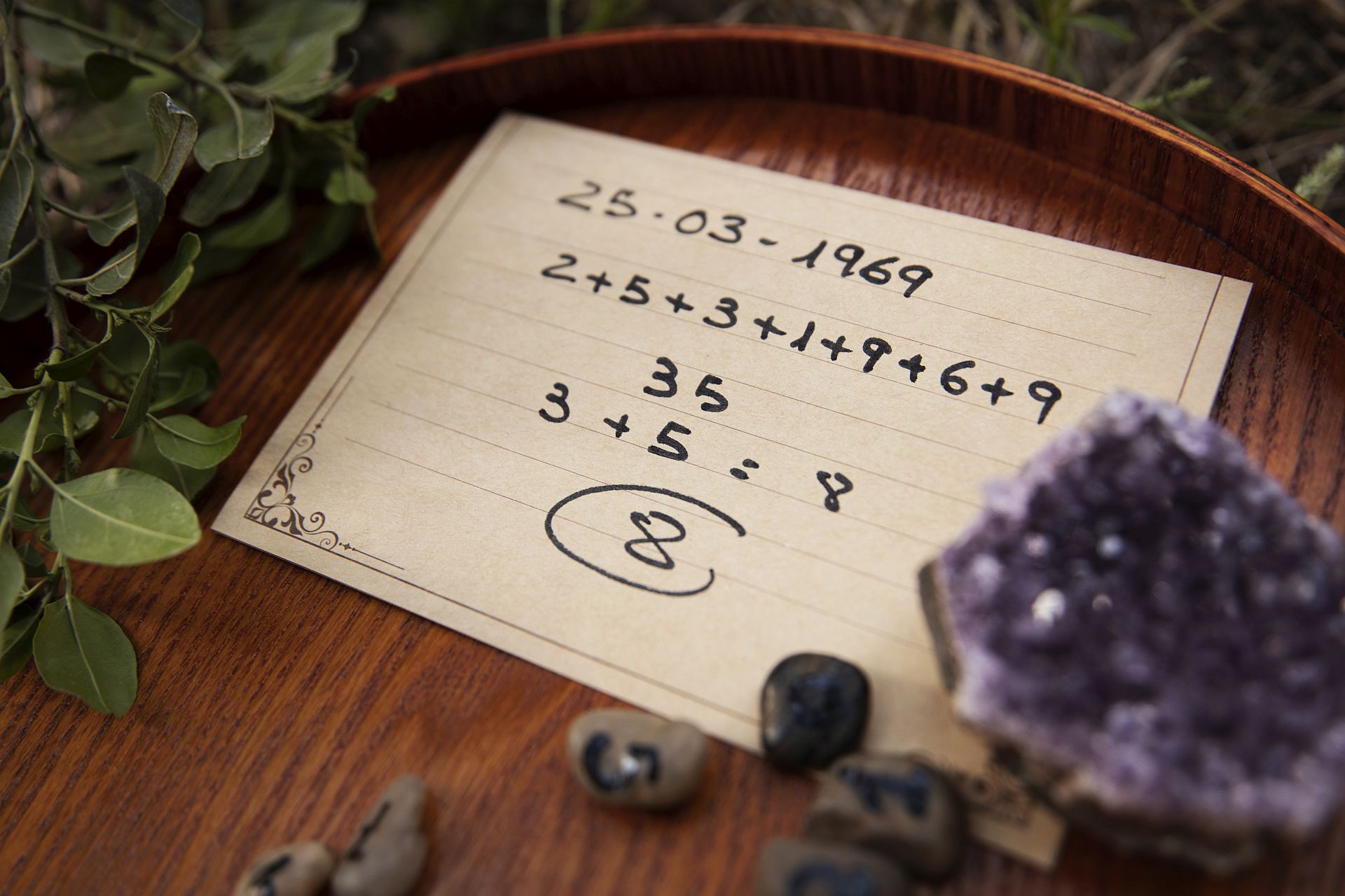 Calculat din numerologie de către o femeie 