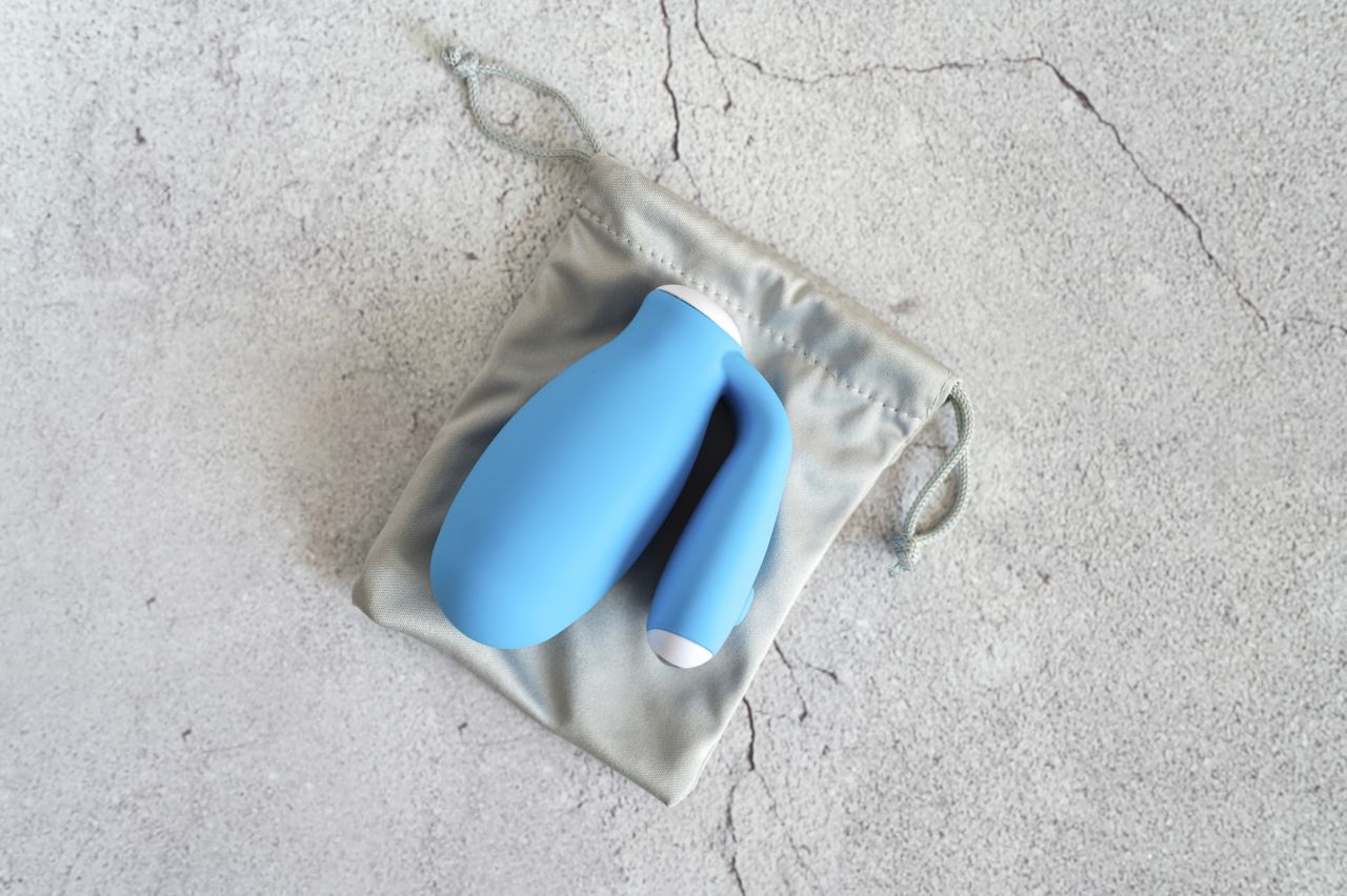 Vibrator de chiloți în albastru 