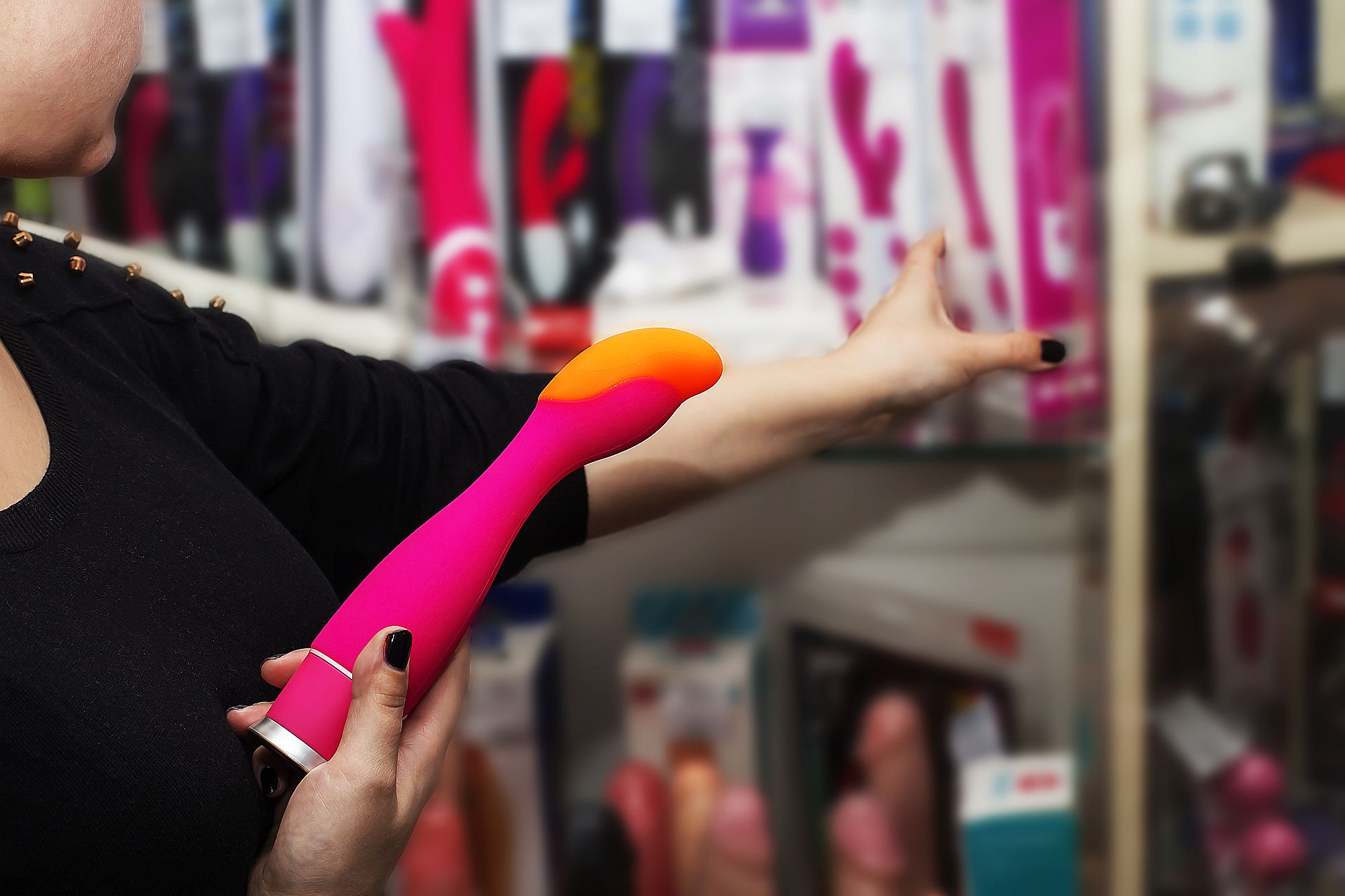 Alegerea unui vibrator într-un sex shop