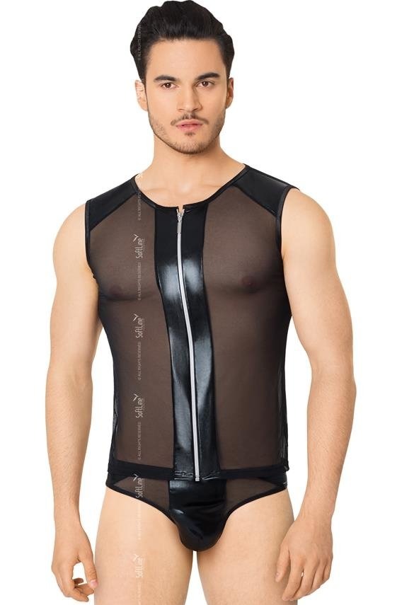 lenjerie erotică pentru bărbați negru