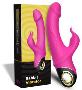 Vibrator iepuraș roz - neted