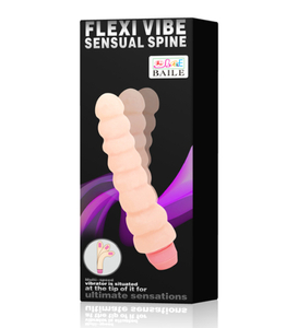 Vibrator flexibil ondulat - cyberskin