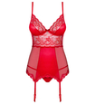 Tentant corset roșu