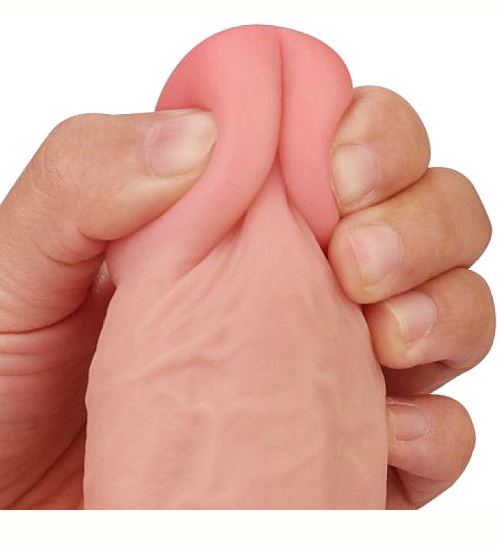 Dildo realist cu piele în mișcare