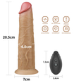 Dildo rotativ de 20 cm cu telecomandă wireless