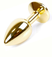 Plug anal cu cristal alb 