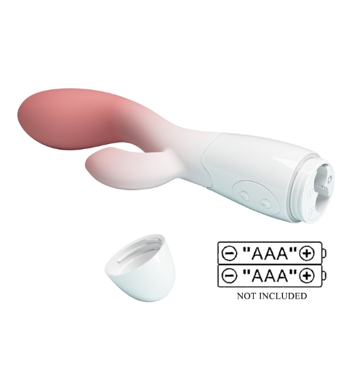 Vibrator pentru punctul G și clitoris cu efect ombre