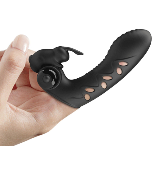 Negru vibratoare Finger pad