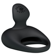Inel vibrator cu stimulator clitoridian