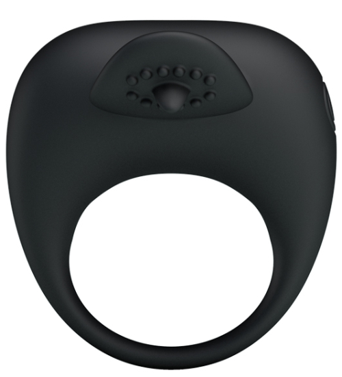 Inel vibrator cu stimulator clitoridian