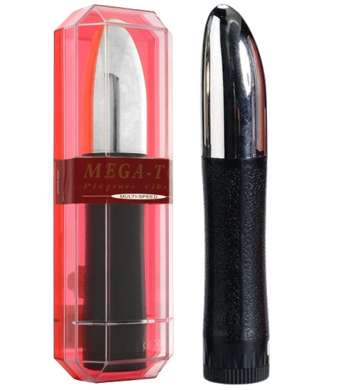 Vibrator argintiu și negru
