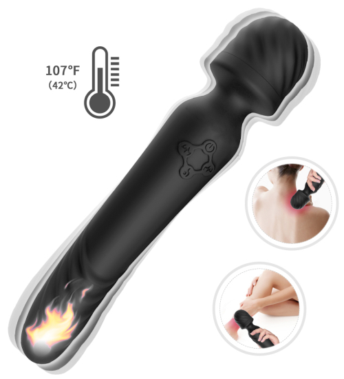 Vibrator încălzit - Mission negru