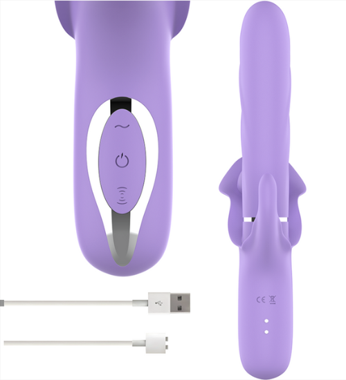 Vibrator triplu de satisfacție