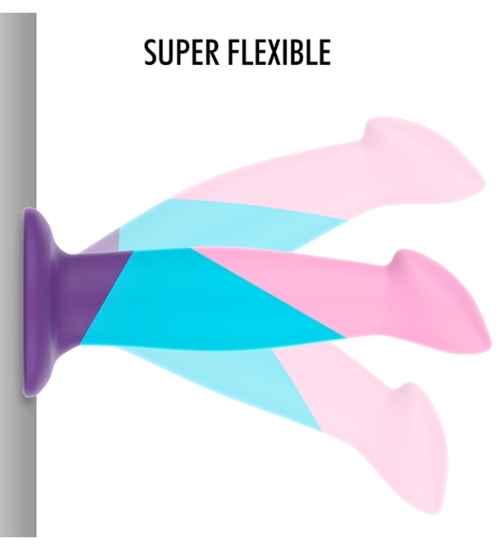 Dildo pastel în trei culori Mythology