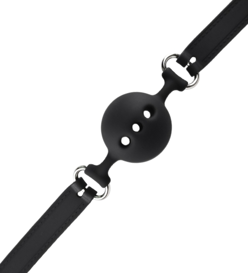 Bondage gag cu bilă de silicon