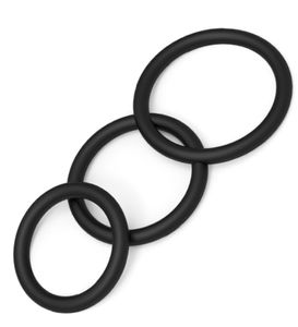 Set de 3 inele de erecție din silicon