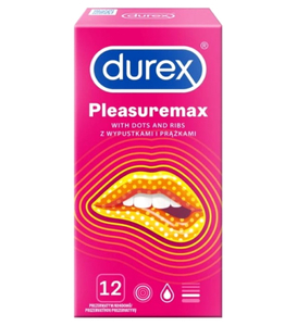 Durex Pleasuremax prezervative cu dungi 12 buc.