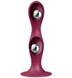 Dildo vaginal cu bile în interior