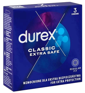 Prezervative Durex Classic Extra Safe ranforsate