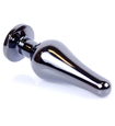 Plug anal negru cu diamant