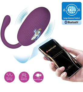 Glonț de plăcere vibrator cu electrostimulare