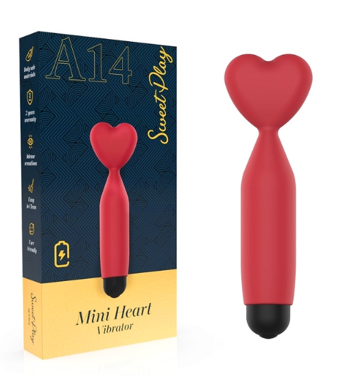 Mini maseur clitoridian - inimă vibratoare