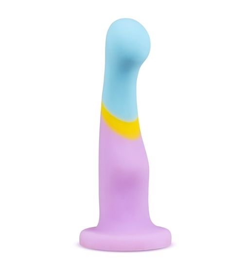 Dildo în trei culori din silicon moale