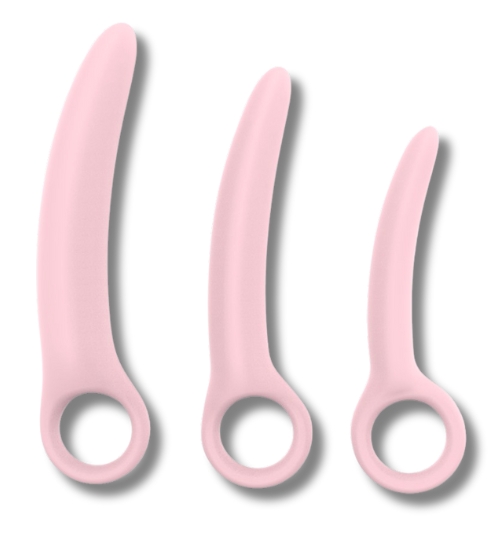Set de dilatatoare vaginale din silicon