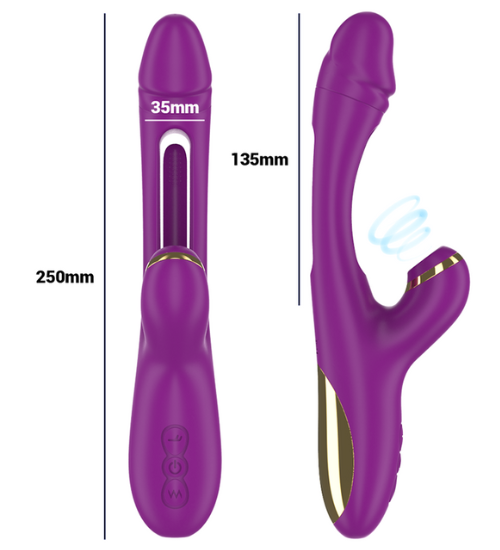 Vibrator puternic cu modul tapping