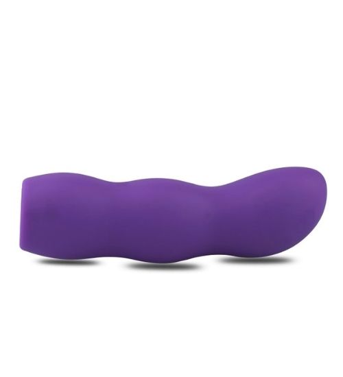Strap-on mov din silicon pentru femei