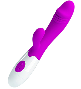 Vibrator cu stimulator - 30 vibrații
