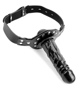 BDSM gag cu dildo