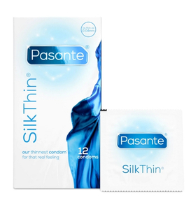 Pasante SilkThin prezervative ultra-subțiri 12 buc.