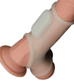 Capac de penis alb vibrator