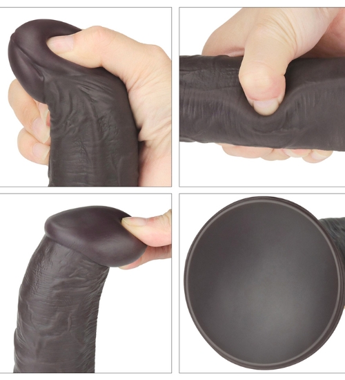 Dildo întunecat cu telecomandă wireless