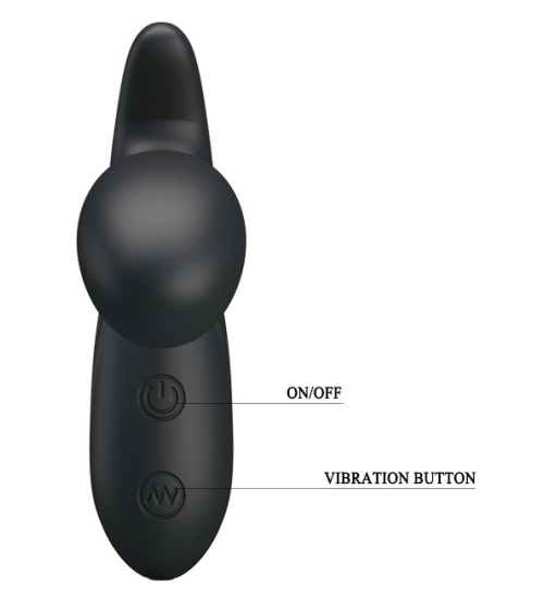 Masor de prostată cu vârf vibrator