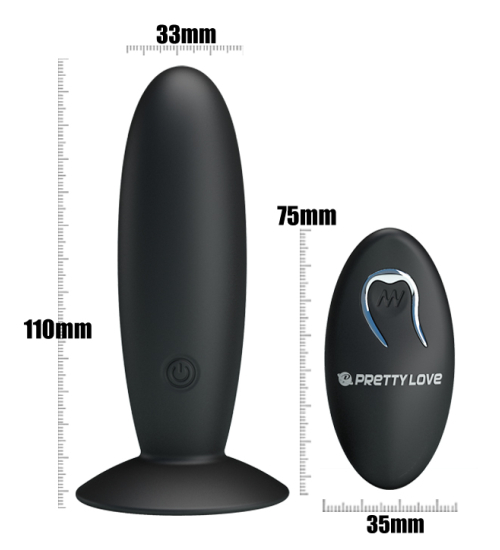 Plug anal cu telecomandă
