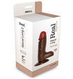 Vibrator cu ventuză maro