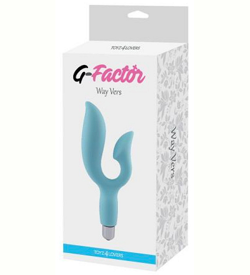 Vibrator dublu albastru