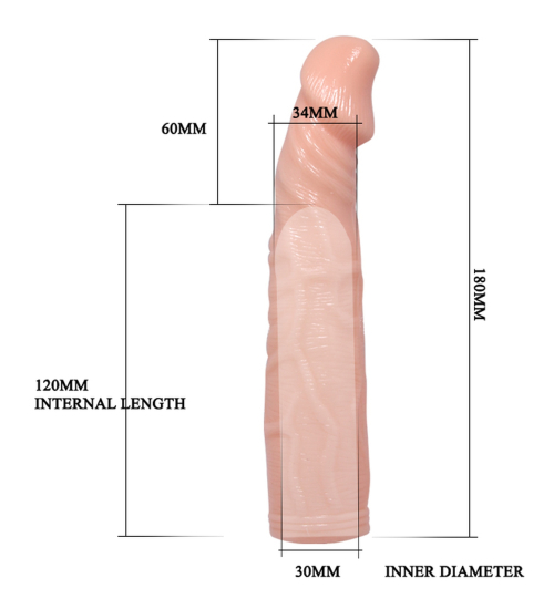 Extensie vibratoare pentru penis - super stimulare!