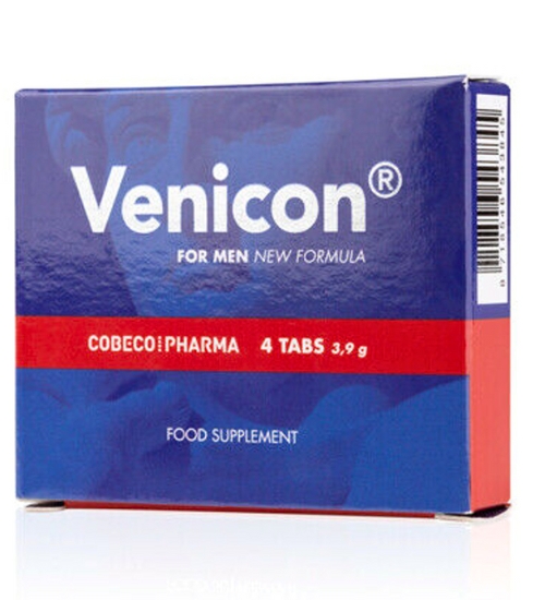 Venicon pentru erecții puternice - 4 tablete.