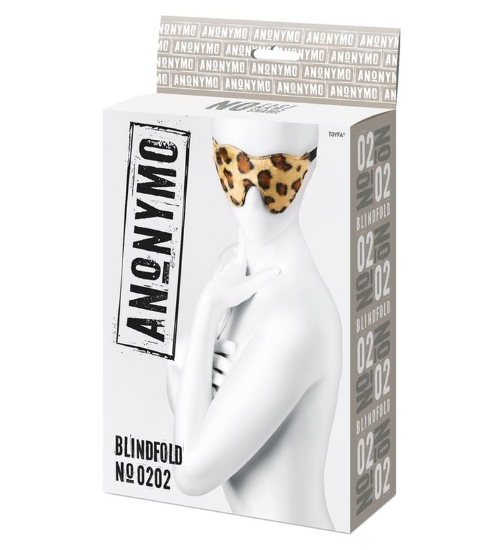 Mască de ochi cu imprimeu leopard