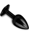 Plug anal negru cu cristal