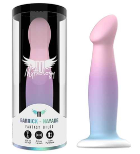 Dildo albastru-roz Mythology din silicon