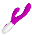 Vibrator roz cu filă mobilă 