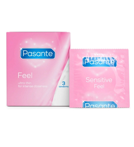 Prezervative ultra-subțiri Pasante Feel 3pc.