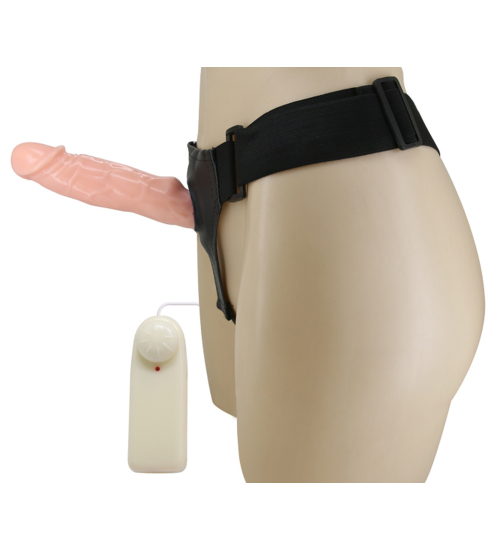 Penis vibrator pe bretele