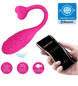 Glonț vibrator de plăcere controlat prin aplicație