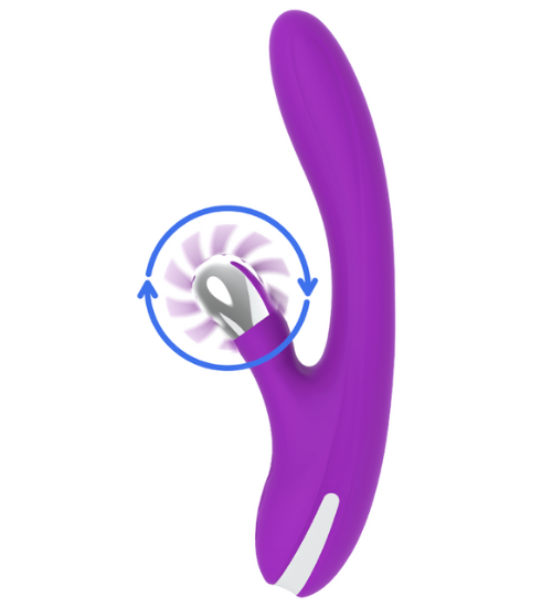Vibrator iepuraș cu stimulare a punctului G